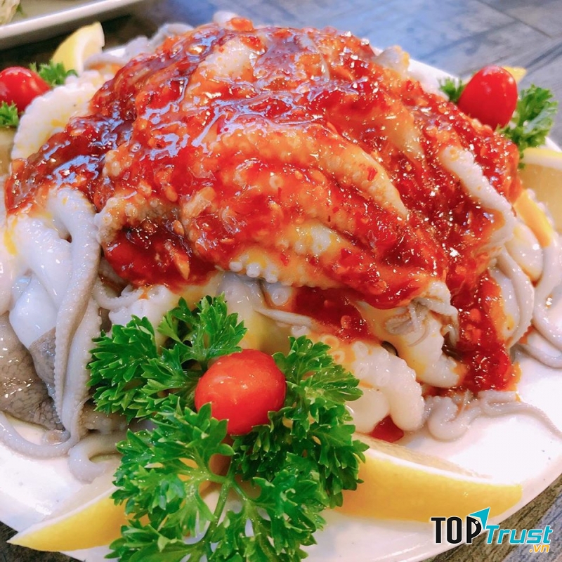 Bạch tuộc ướp sốt