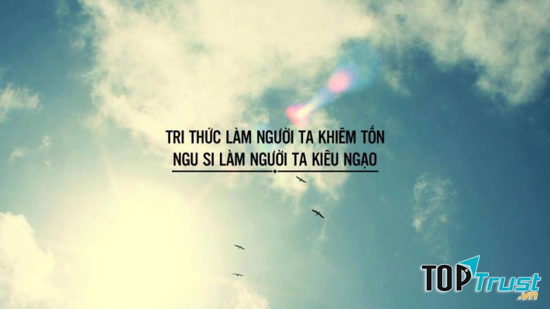 Đừng tự cao về bản thân nhất là đối với người mình yêu