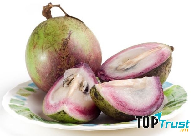 Quả vú sữa được dùng làm thức ăn bổ, tráng miệng.