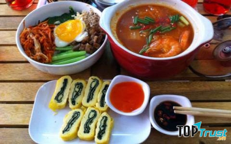 Các món ăn mang hương vị Hàn Quốc