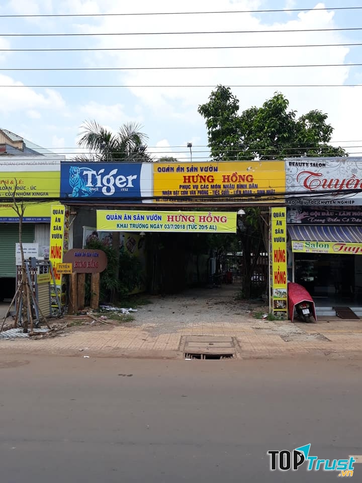 Quán ăn Sân Vườn Hưng Hồng