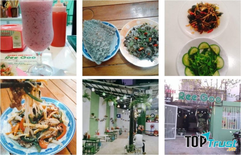 Menu phong phú của Quán Ăn Vặt Reegoo