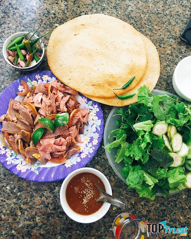 Bê thui của quán Giang ghẹ