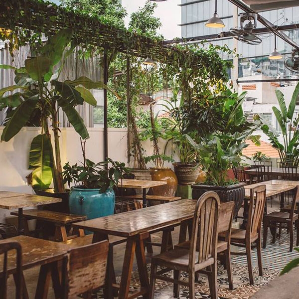 Một góc quán Bụi