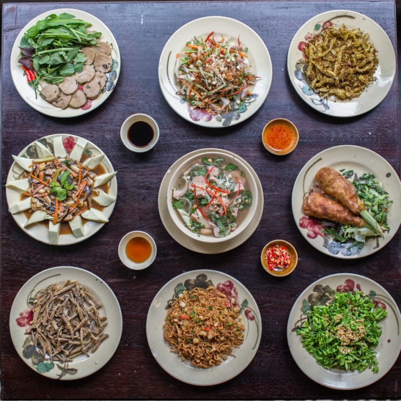 Một số món tiêu biểu ở quán Bụi