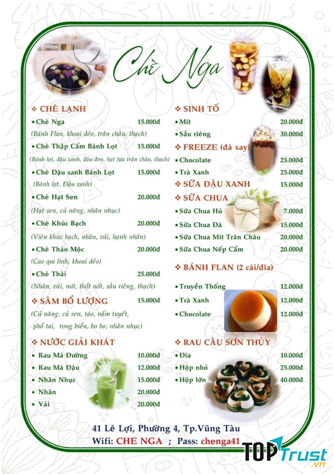 Quán chè Nga Vũng Tàu