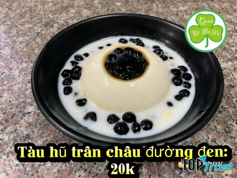 Tàu hũ trân châu đường đen