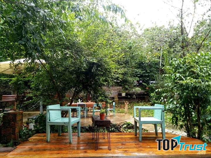 Không gian quán rất yên bình, thực đơn chỉ xoay quanh những món trà đơn giản nhưng được chăm chút từ nguyên liệu cho tới cách pha và bày trí