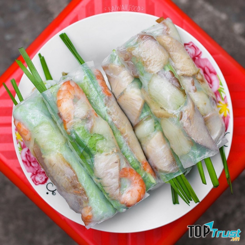 Gỏi cuốn của quán rất chất lượng