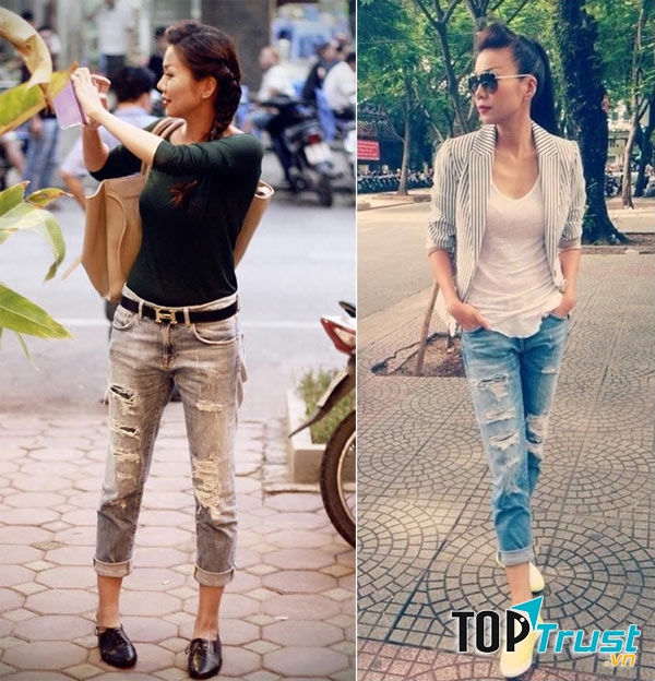 Quần jeans rách