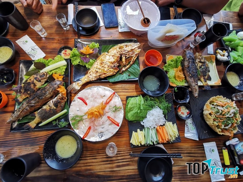 Những món ăn tại đây luôn hấp dẫn thực khách ngay từ ánh nhìn đầu tiên