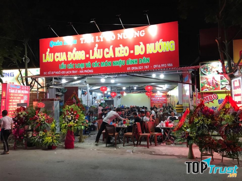 Quán Nhậu/Tâm Lý Bò Nướng20A/420 Lạch Tray HP