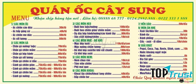 Quán ốc Cây Sung.