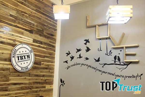 Không gian vô cùng ấm cúng