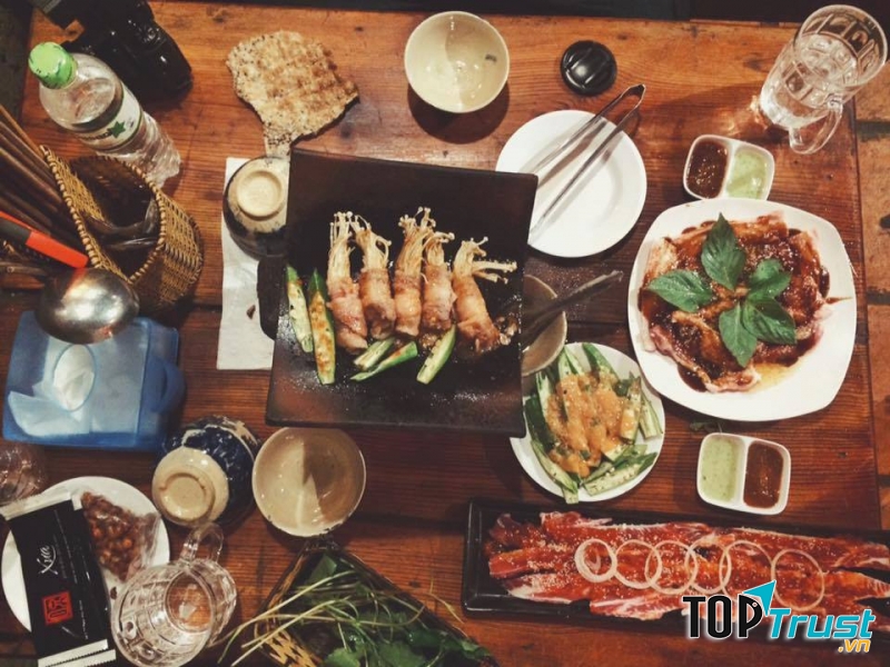 Những món nướng được ướp đậm vị, vừa ăn