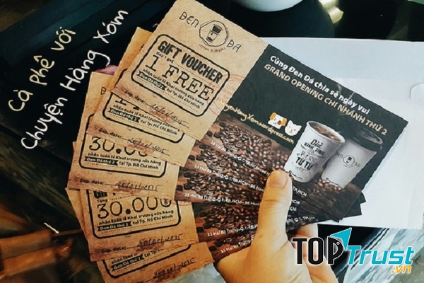 Phát hành các voucher cho khách