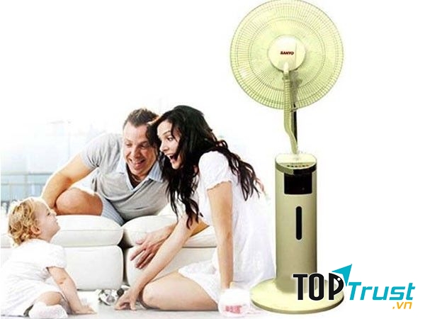 Quạt phun sương đa năng HPL MF-1602R làm mát cho cả gia đình