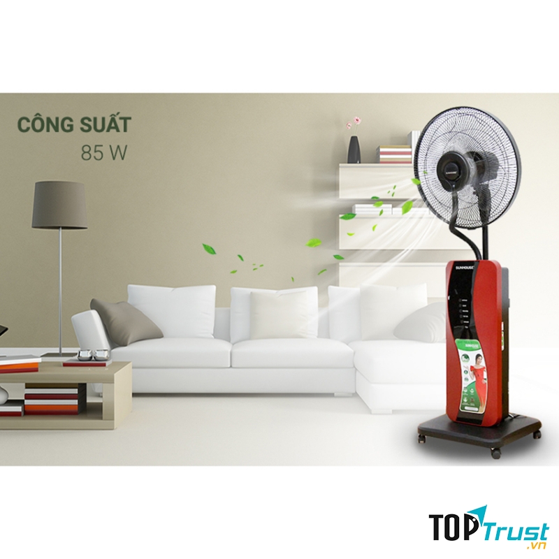 Quạt phun sương Sunhouse SHD7822 làm mát không khí nhanh