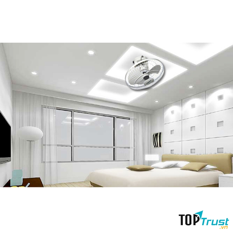 Quạt trần đảo Senko TD105 với ba tốc độ gió mạnh mẽ
