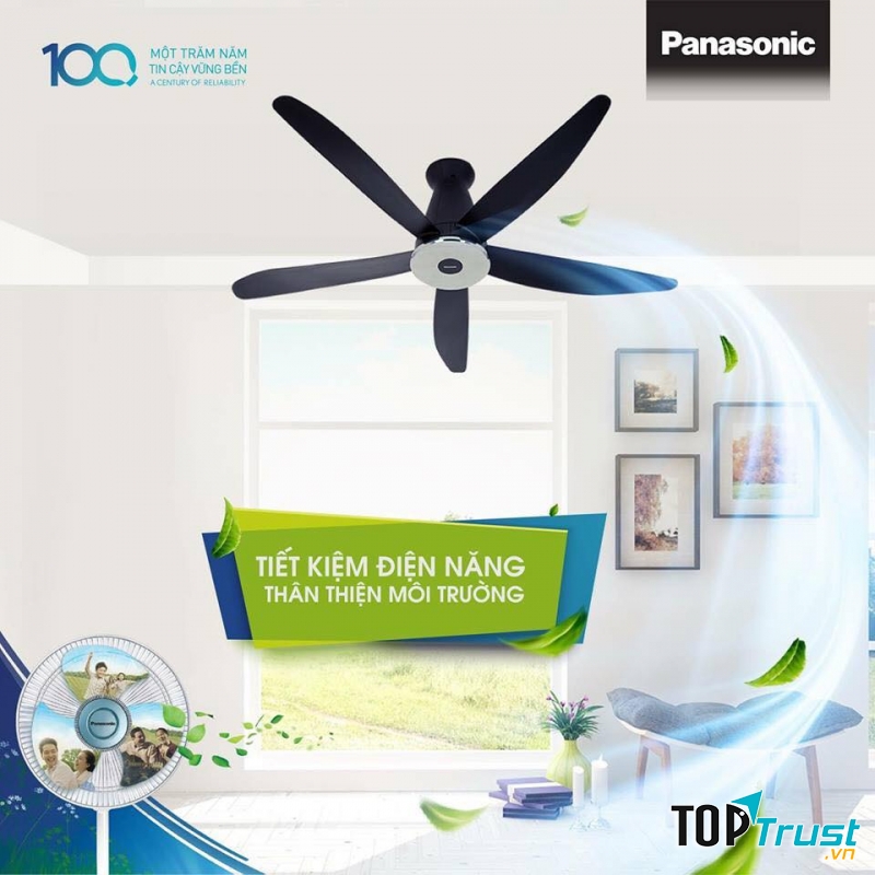 Quạt trần Panasonic 5 cánh F-60XDN