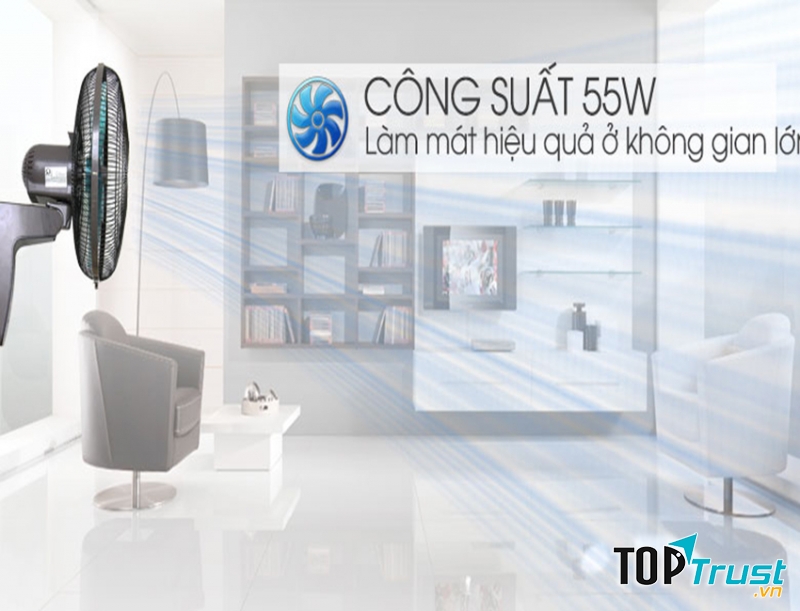 Quạt treo tường remot Toshiba F-WSA20(H)VN