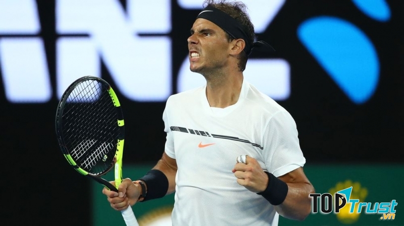 Nadal đã trở lại đầy mạnh mẽ ở giải Úc mở rộng