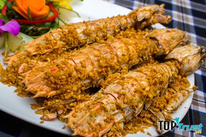 Tôm tích cháy tỏi