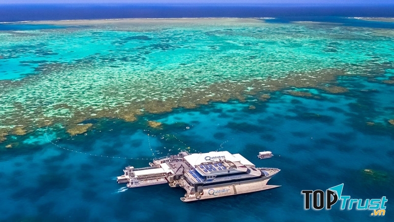 Kỳ quan thiên nhiên hùng vĩ rạn san hô Great Barrier (Great Barrier Reef)