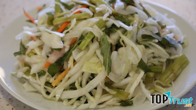 Rau cần muối chua