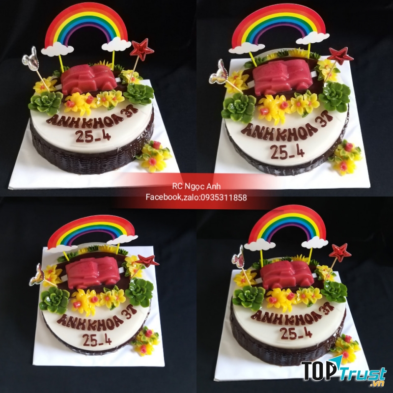 Bánh sinh nhật rau câu Ngọc Anh