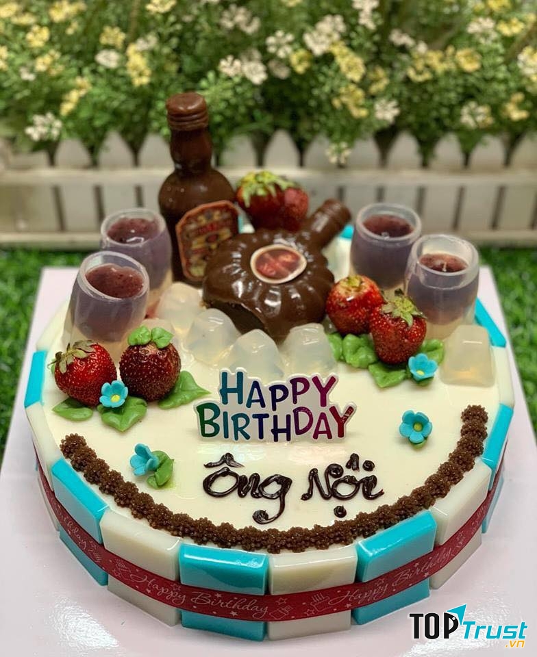 Bánh rau câu sinh nhật Kim My