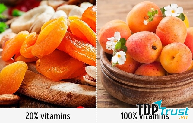 Hoa quả khô không phải là món ăn vặt tốt nhất