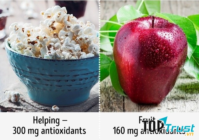 Bỏng ngô tốt cho sức khỏe