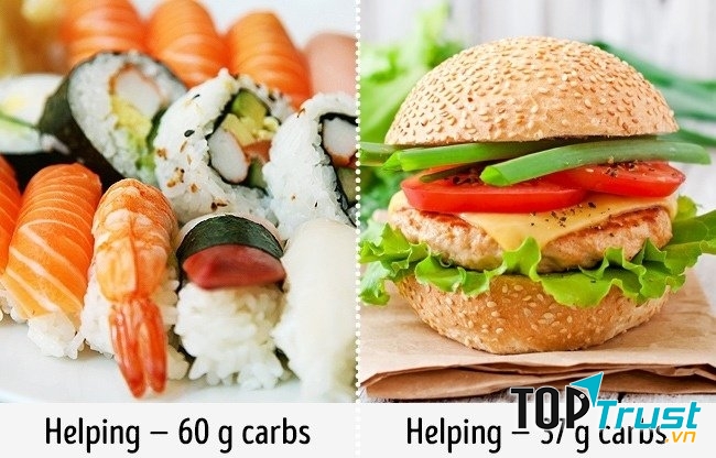 Ăn sushi trong thời gian ăn kiêng