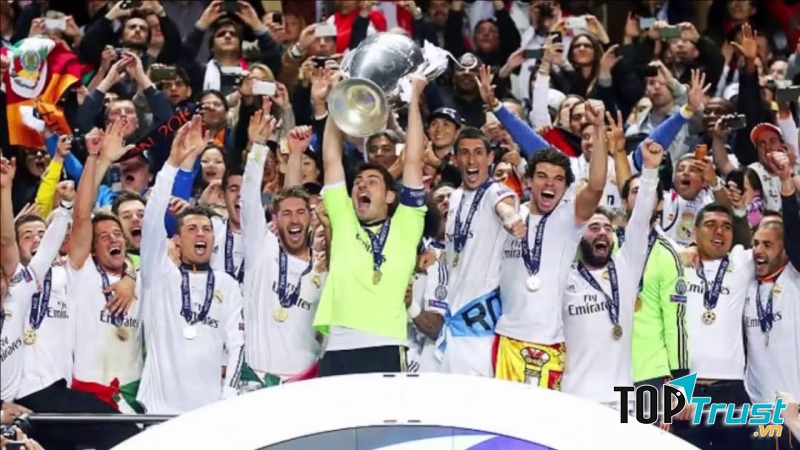 Real Madrid là đội bóng giành được nhiều chiếc cúp C1 nhất