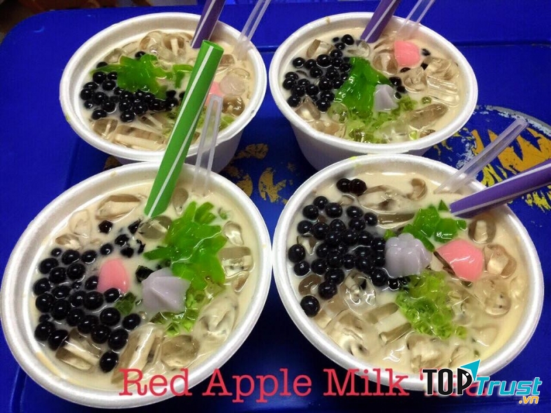 Red Apple Milk Tea