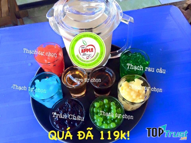 Red Apple Milk Tea