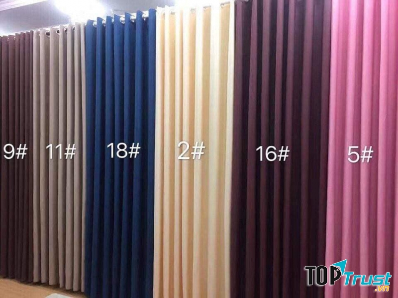 Khách hàng được tự chọn màu rèm theo nhu cầu