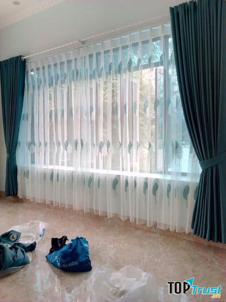 Rèm hai lớp mang lại sự ấm cúng cho ngôi nhà