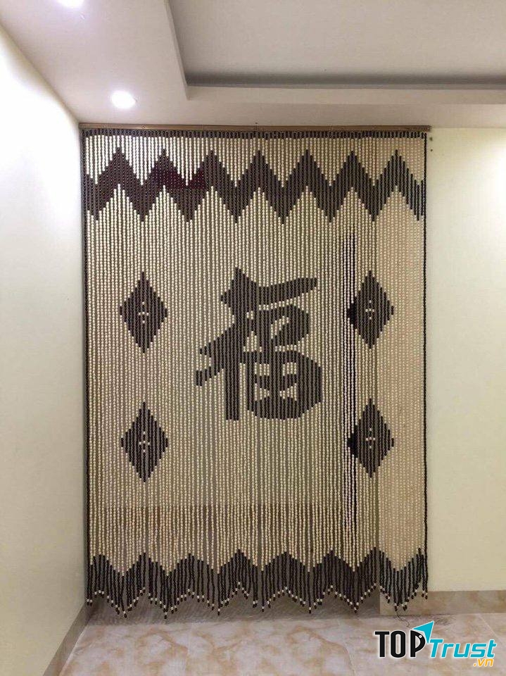 Rèm hạt gỗ rất tiện dụng