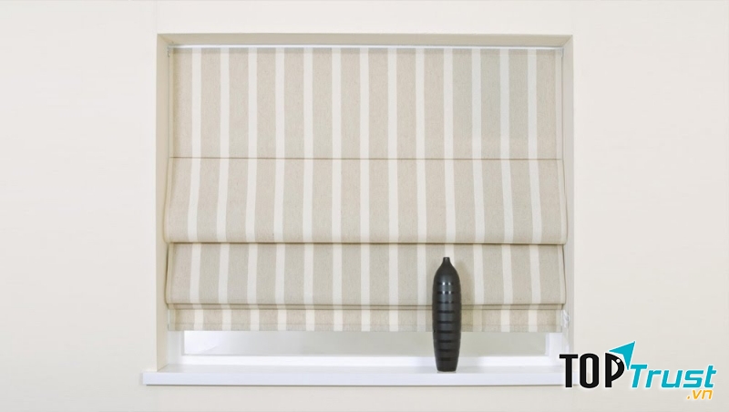 Rèm roman thanh lịch, gọn gàng