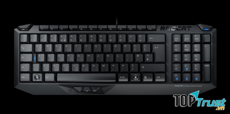 Hãng Roccat đã sản xuất ra dòng sản phẩm chuyên cho game thủ với phím bấm riêng biệt.