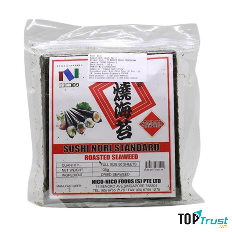 Rong biển khô cuốn sushi Nico Nico