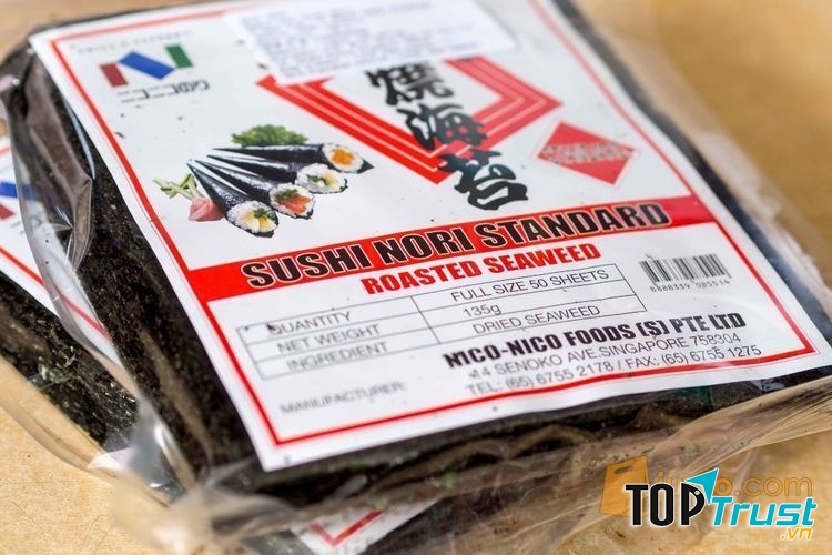 Rong biển khô cuốn sushi Nico Nico