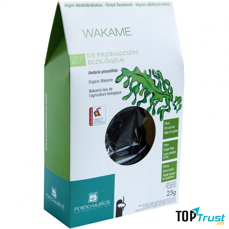 Rong biển Wakame hữu cơ Porto Muinos