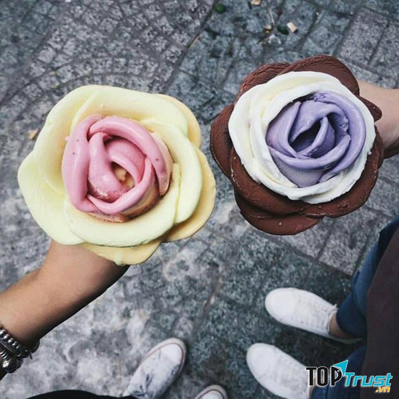 Kem mix nhiều vị