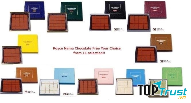 Royce' có đến 11 vị nama cho bạn tự do lựa chọn