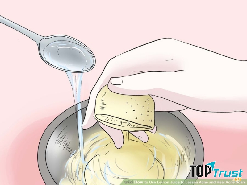 Vắt chanh vào nước tạo thành dung dịch nước chanh loãng