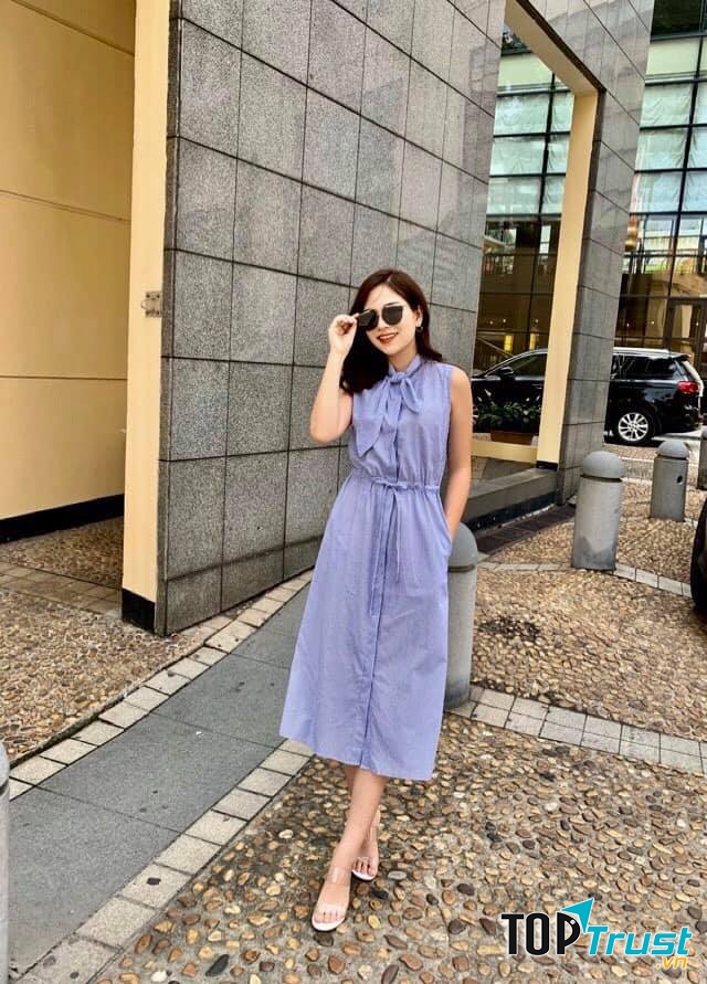 Váy sơ mi dáng dài tại Ruby' House