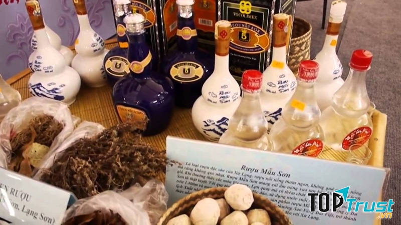Các loại rượu Mẫu Sơn - Lạng Sơn